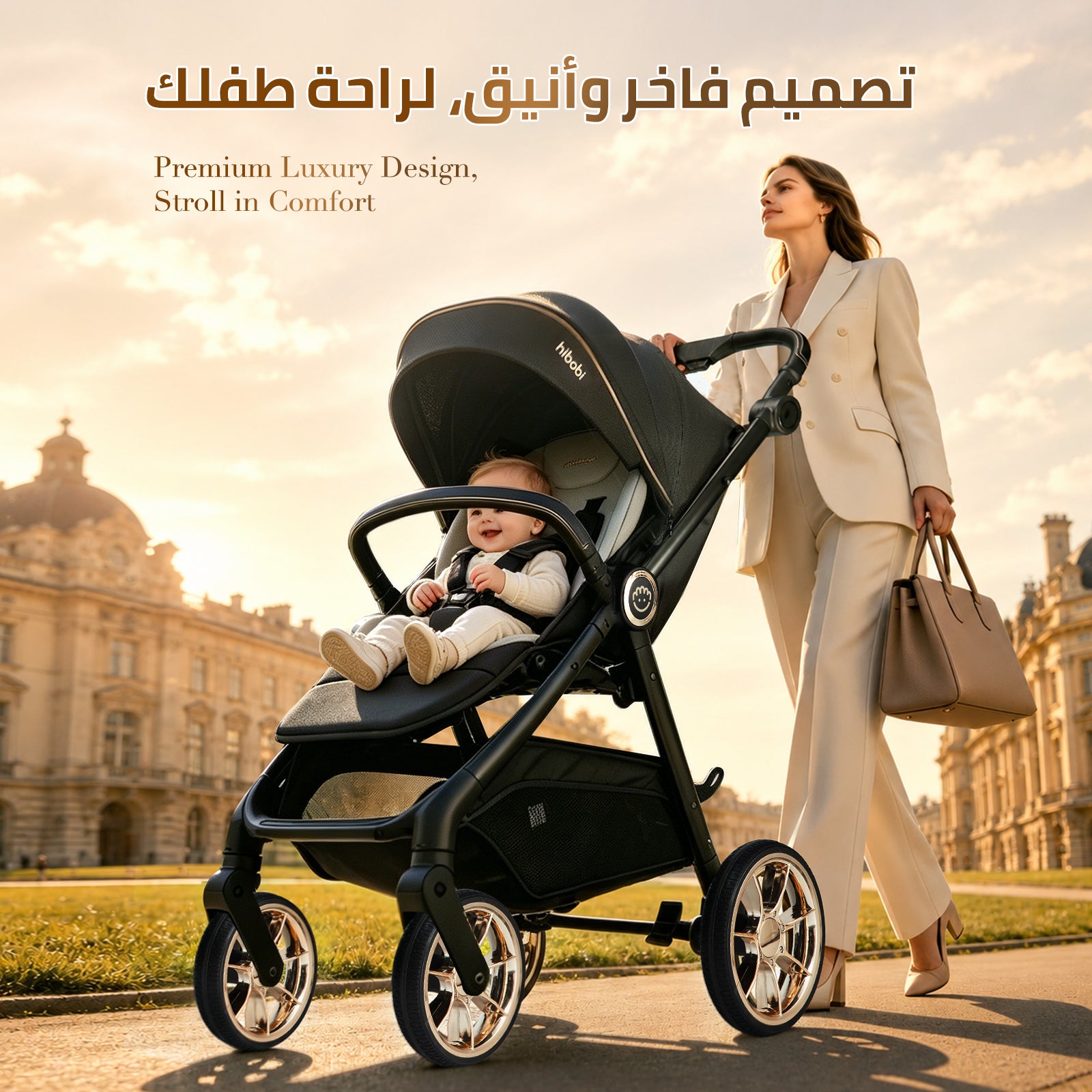 Hibobi Strato™ Large-Space Landscape Stroller