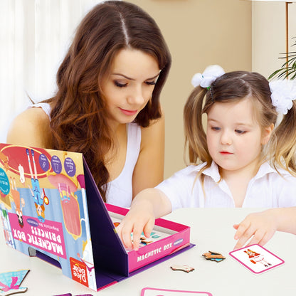 Puzzle Board Game Magnetic Box