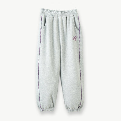 4-9 Years Ruffled Cuffed Sweatpants
