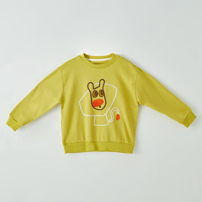 2–7 Years Crew Neck Stretch Sweatshirt