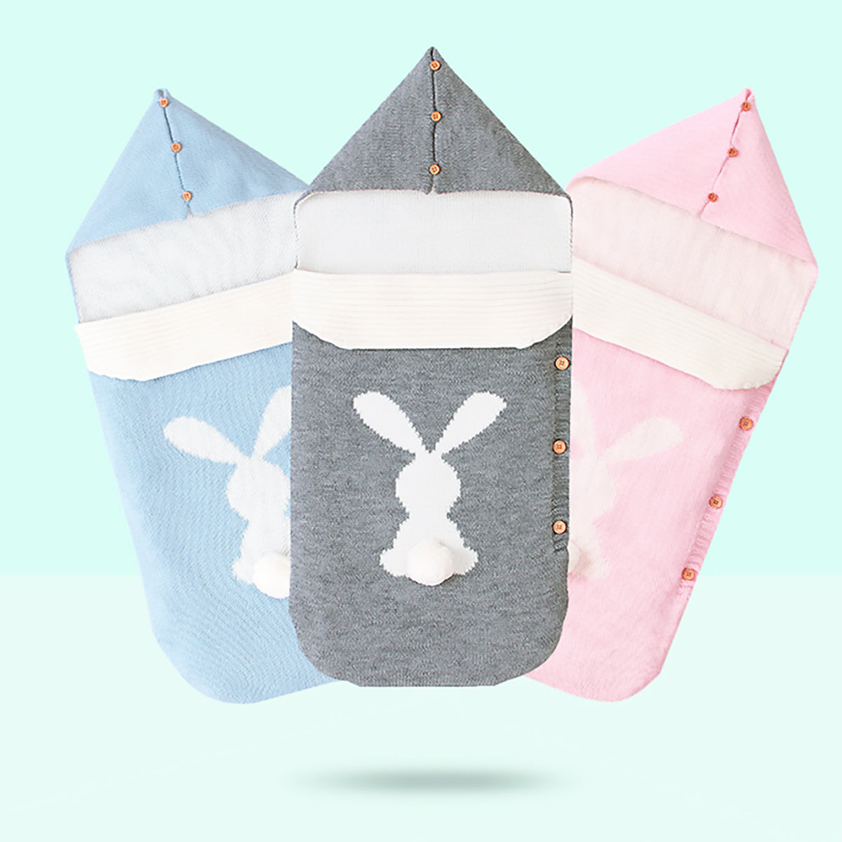 Newborn Knitted Winter Swaddle