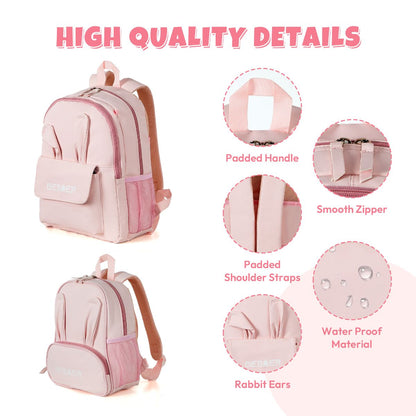 4PCS School Backpack with Lunch Bag and Pencil Case