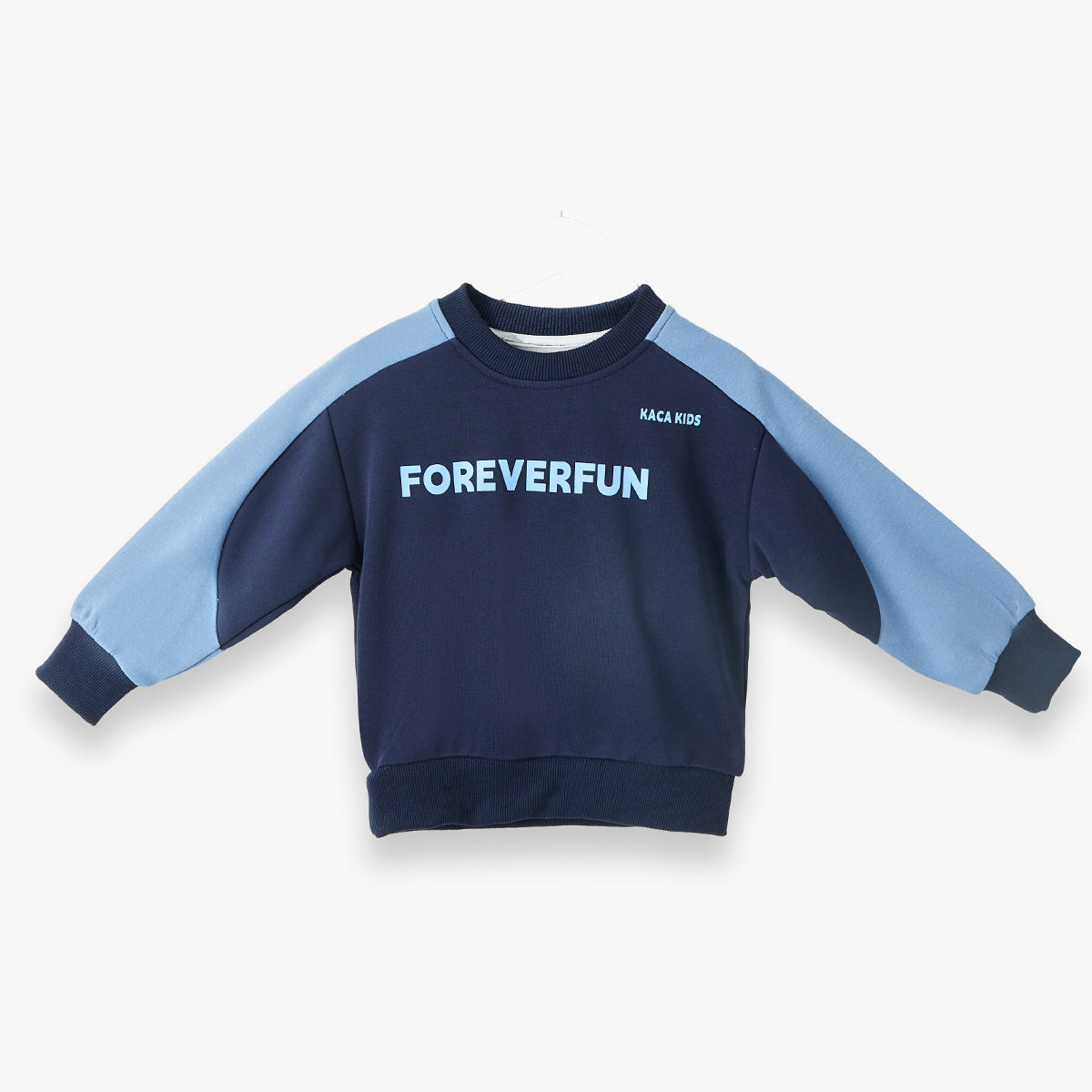 5-10 Years Colorblock Crewneck Sweatshirt