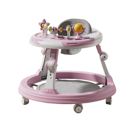 Adjustable Baby Walker with Music and Interactive Toys