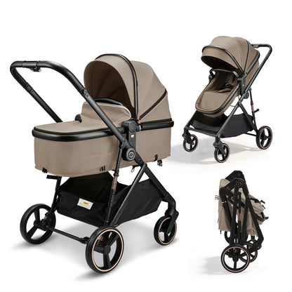 Hibobi Aurora Luxury 2-in-1 Reversible Baby Pram Stroller