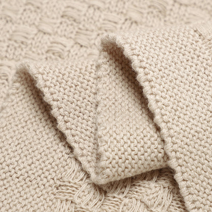 غطاء بطانية محبوك للأطفال