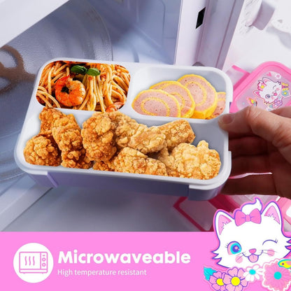 Lunch Box for School with Fork Included