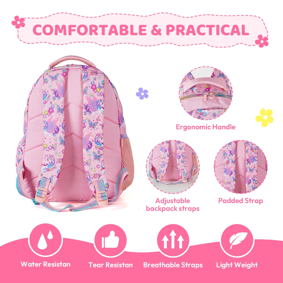 Large Capacity Backpack with Side Pocket