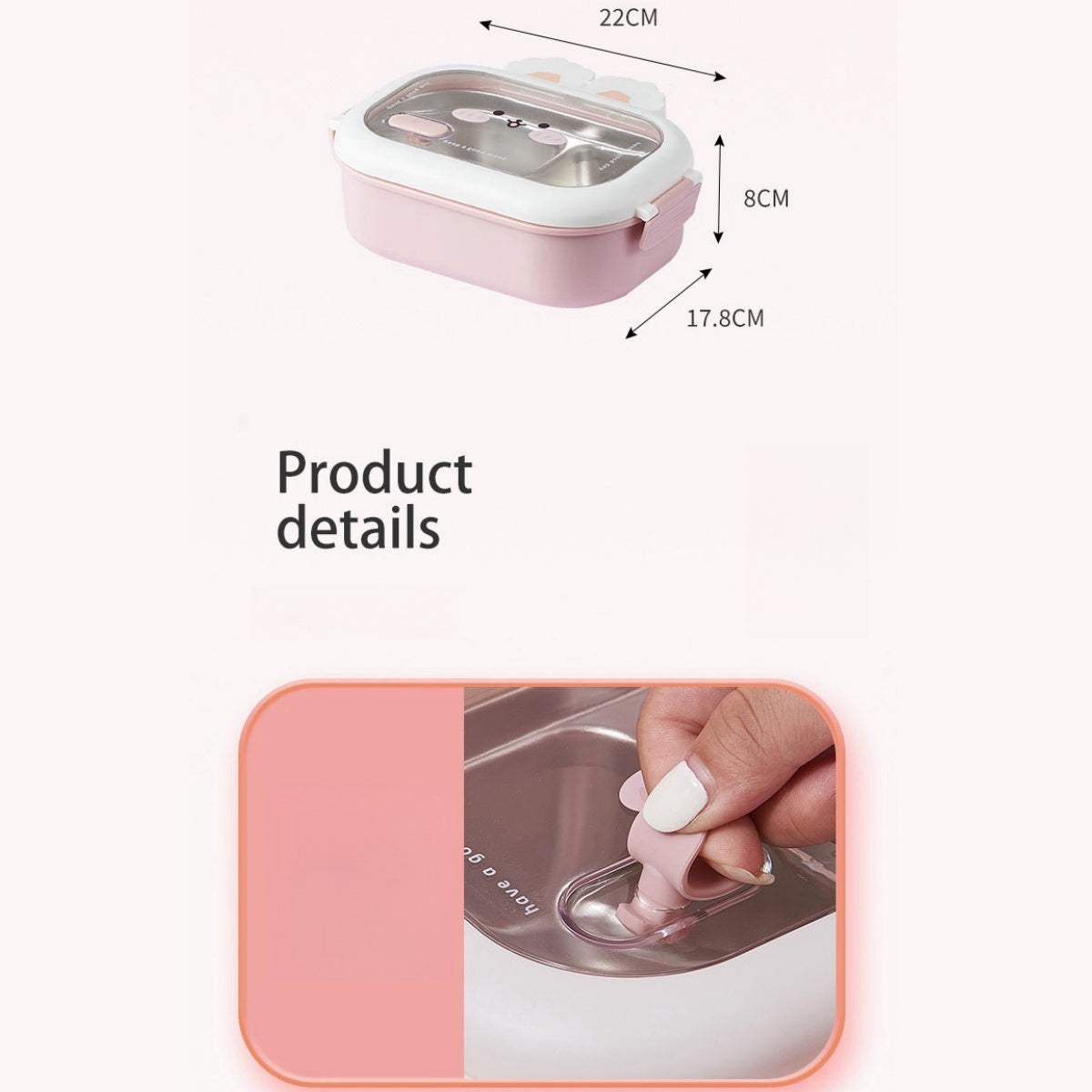 Stainless Steel Insulated Lunch Box for Students