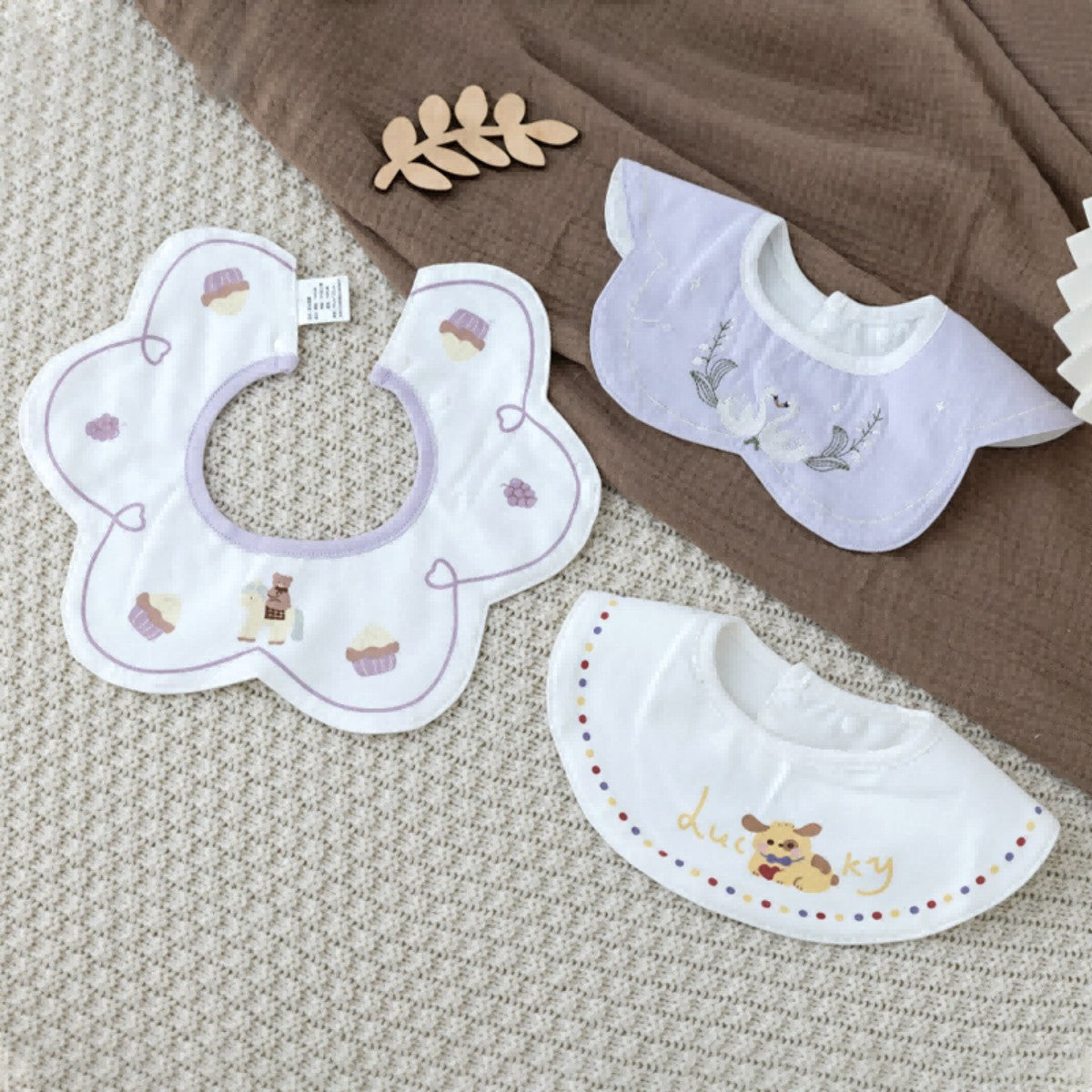 3-Pack Baby Drool Bibs