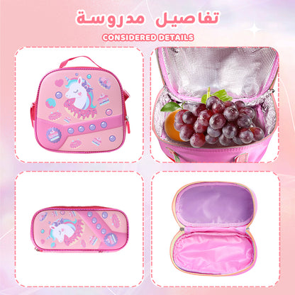 3-Piece School Bag Set