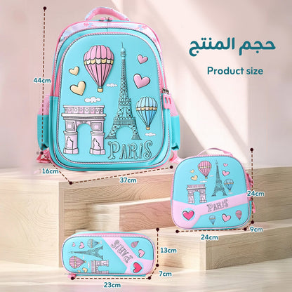 3-Piece School Bag Set