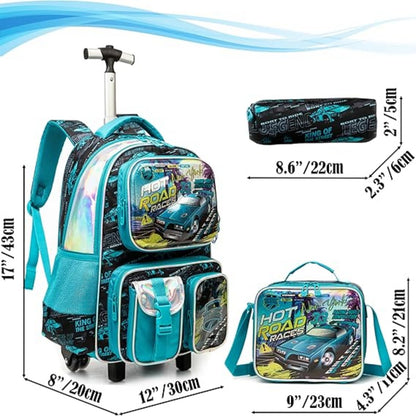 Elegant Rolling Trolley Bag Set