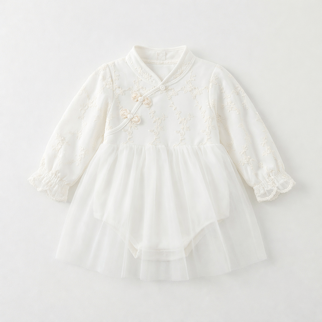 0–18 Months Chinese Style Princess Dress