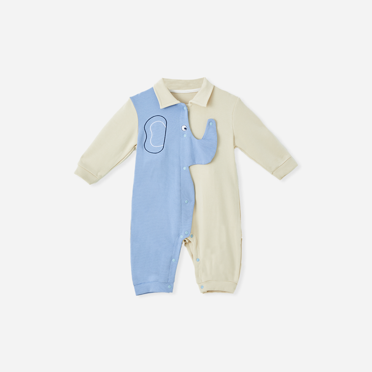 3-18 Months Elephant Collar Design Romper
