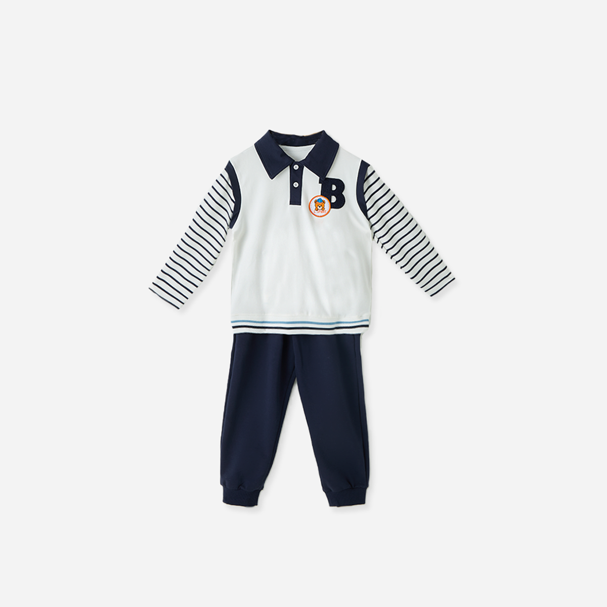 2–7 Years Preppy Sweatshirt Set