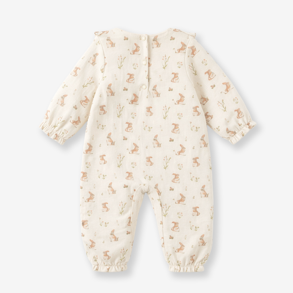 3-18 Months Cotton Bunny Romper