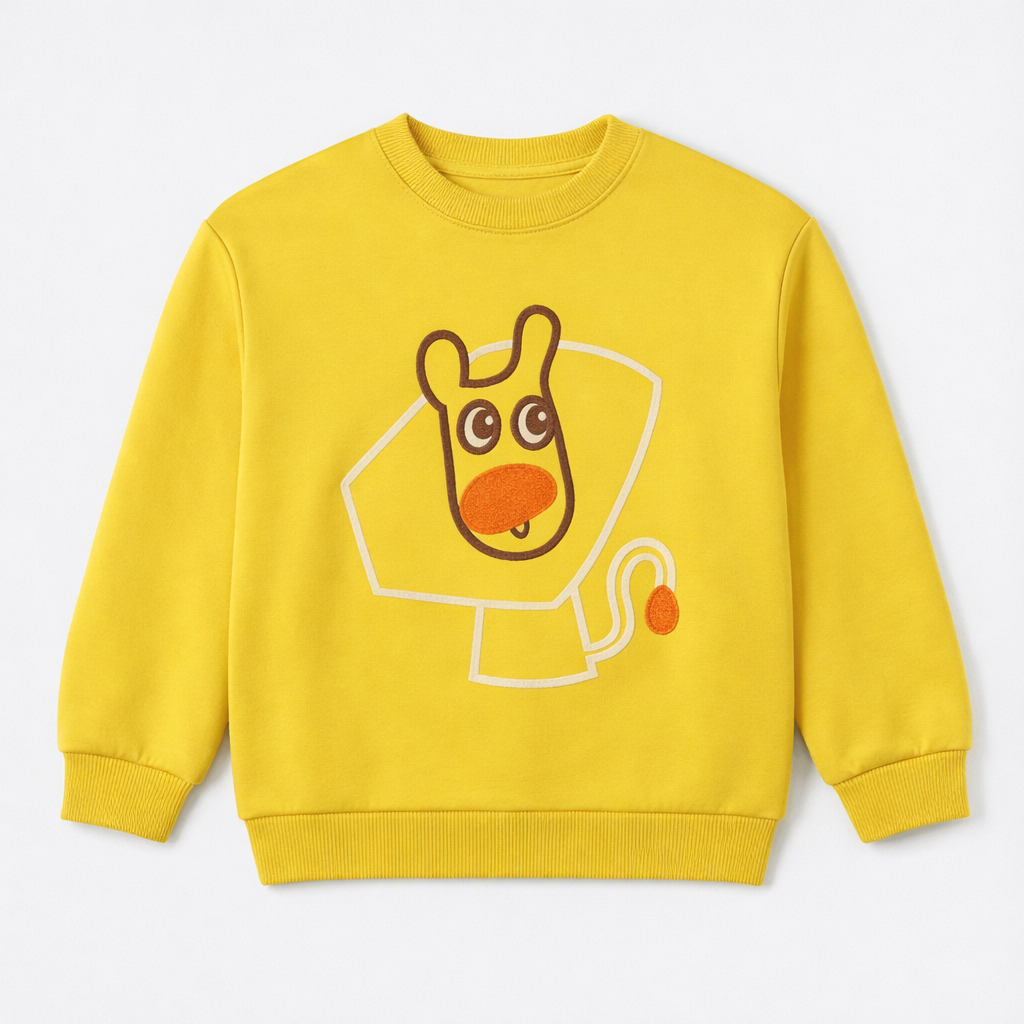2–7 Years Crew Neck Stretch Sweatshirt