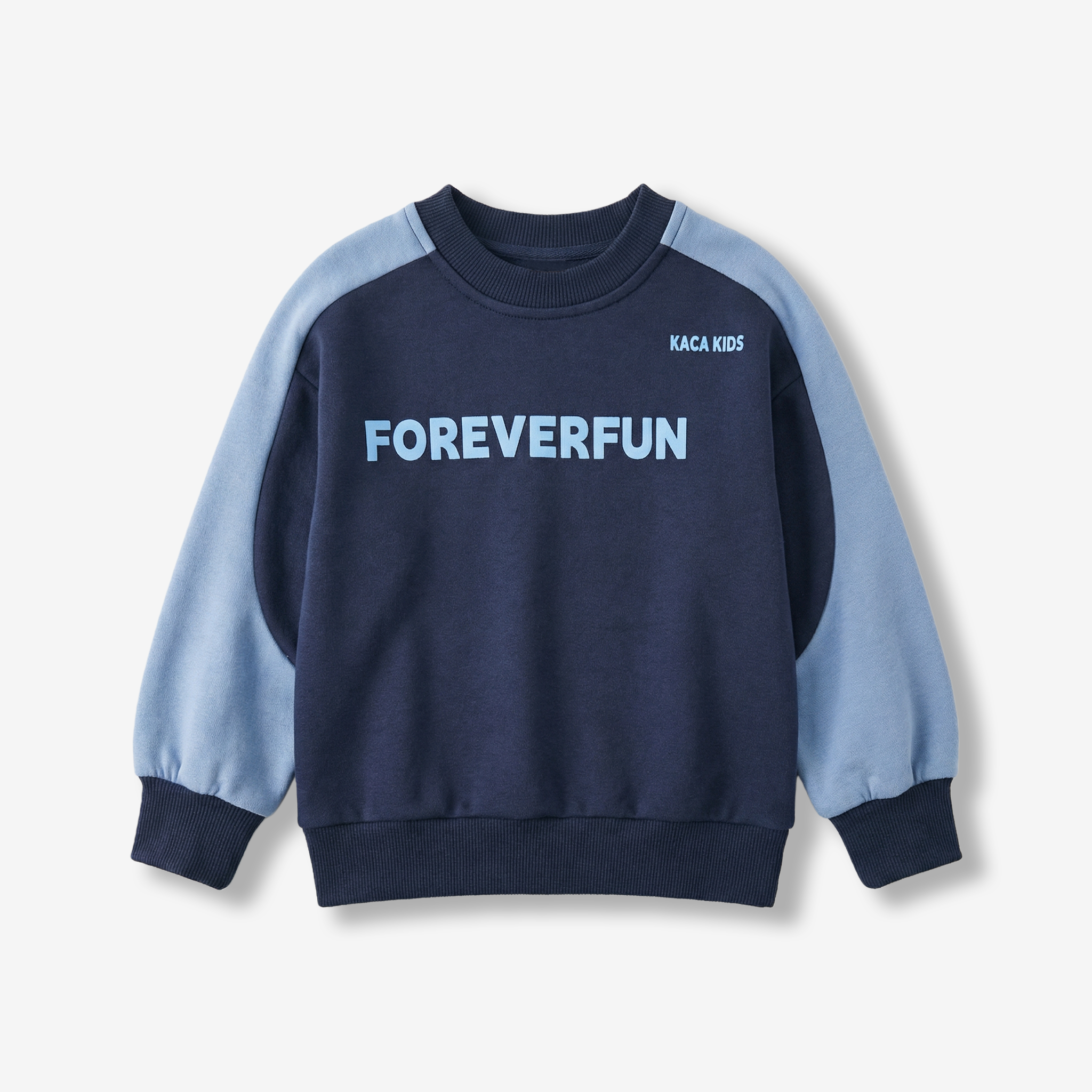 5-10 Years Colorblock Crewneck Sweatshirt