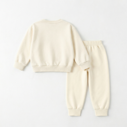 2–7 Years Loose-Fit Contrast Sweatshirt Set