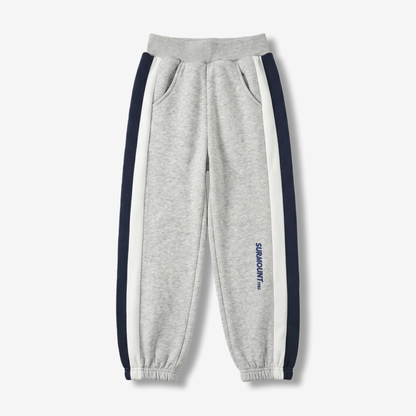 طقم رياضي بياقة مدورة من 5 إلى 10 سنوات 