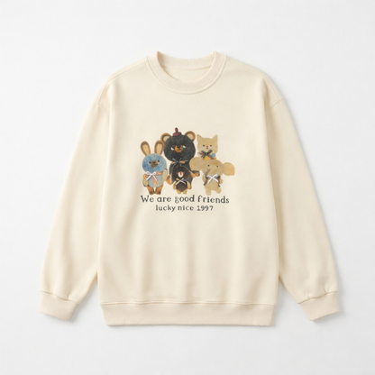 6-12 Years Printed Pullover Sweatshirt