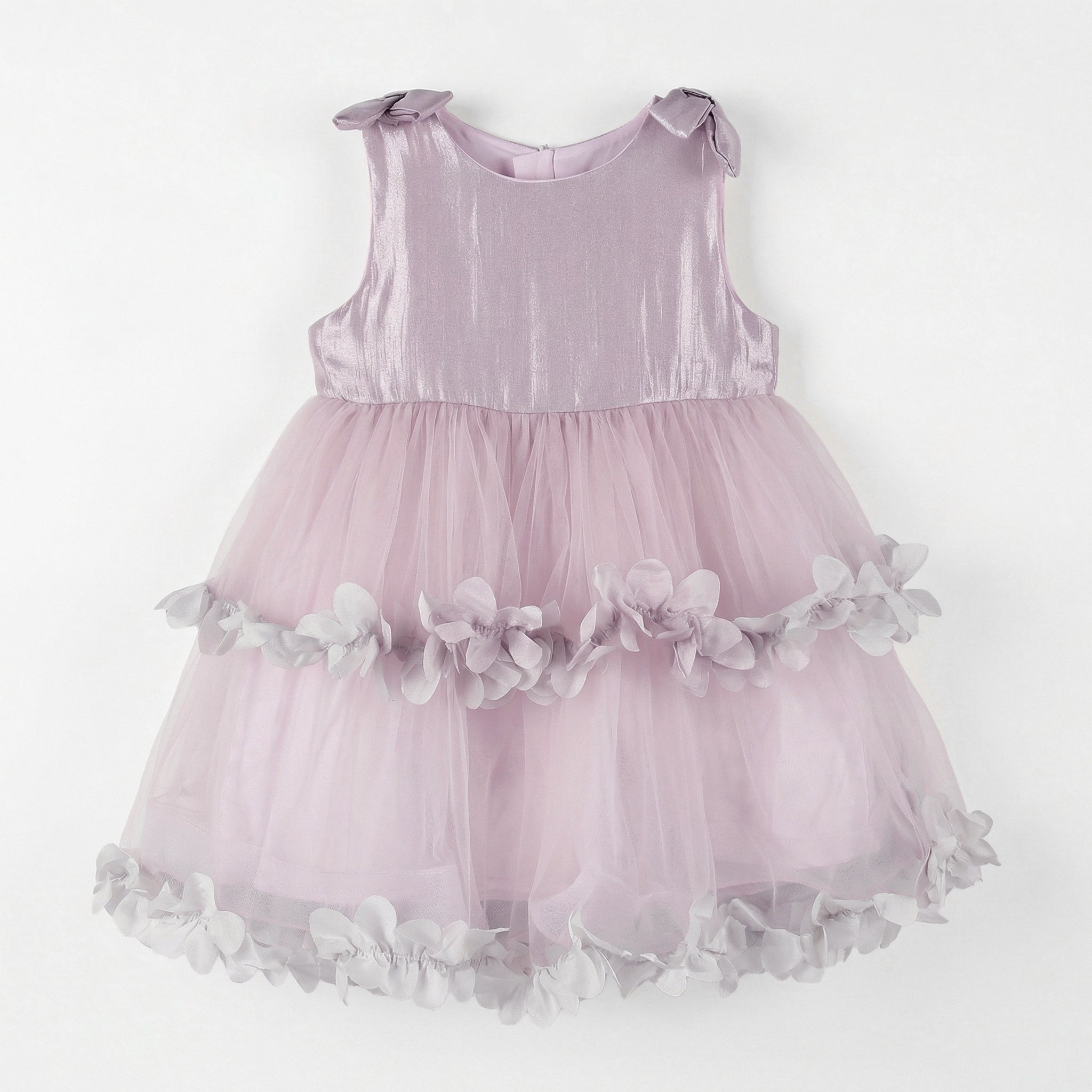 Tulle Butterfly Floral Puffy Dress Girl