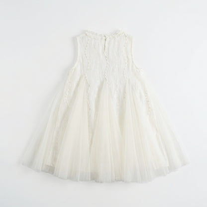 Sleeveless Tulle Lace Princess Dress Girl