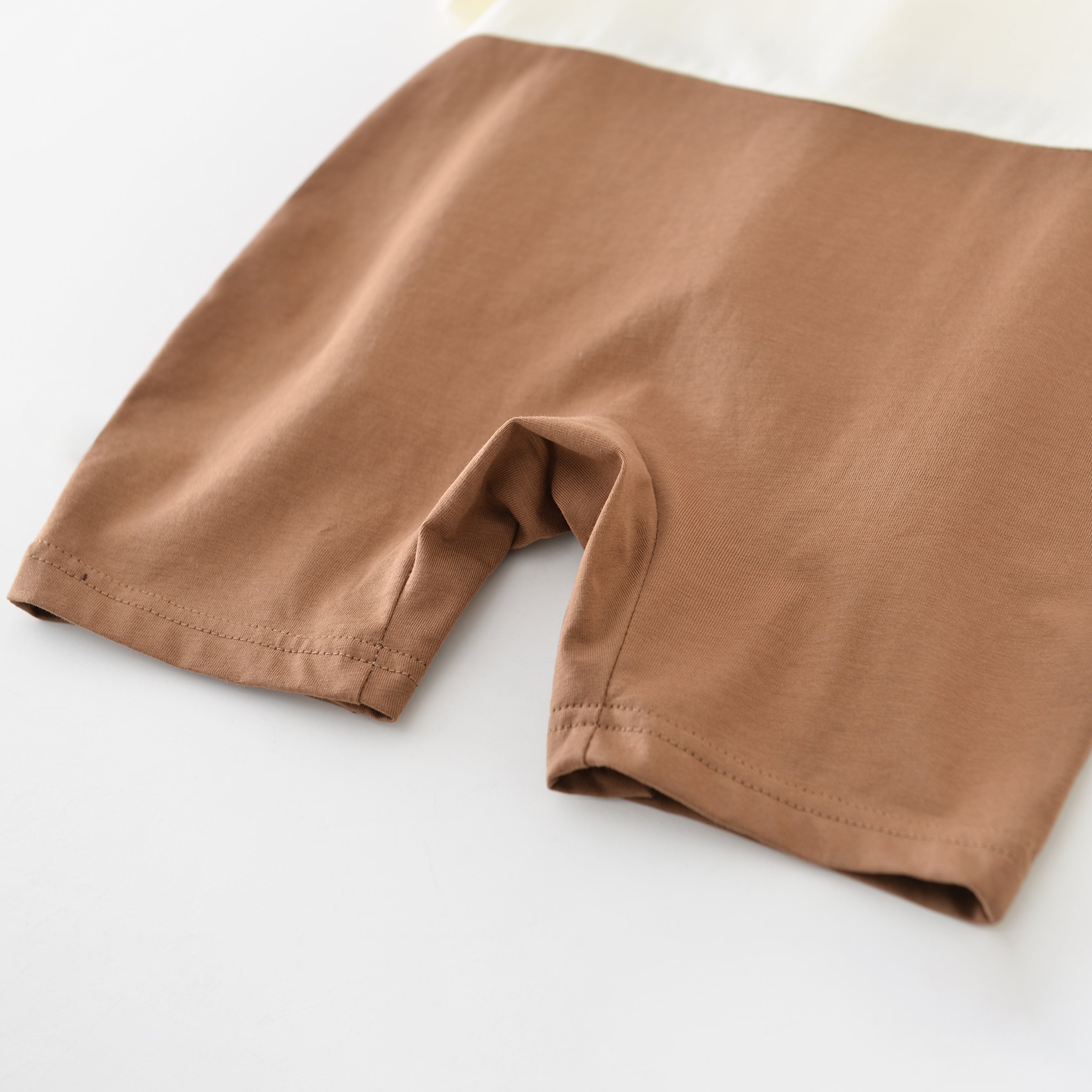 Giraffe Faux Two-piece Jumpsuit Boy