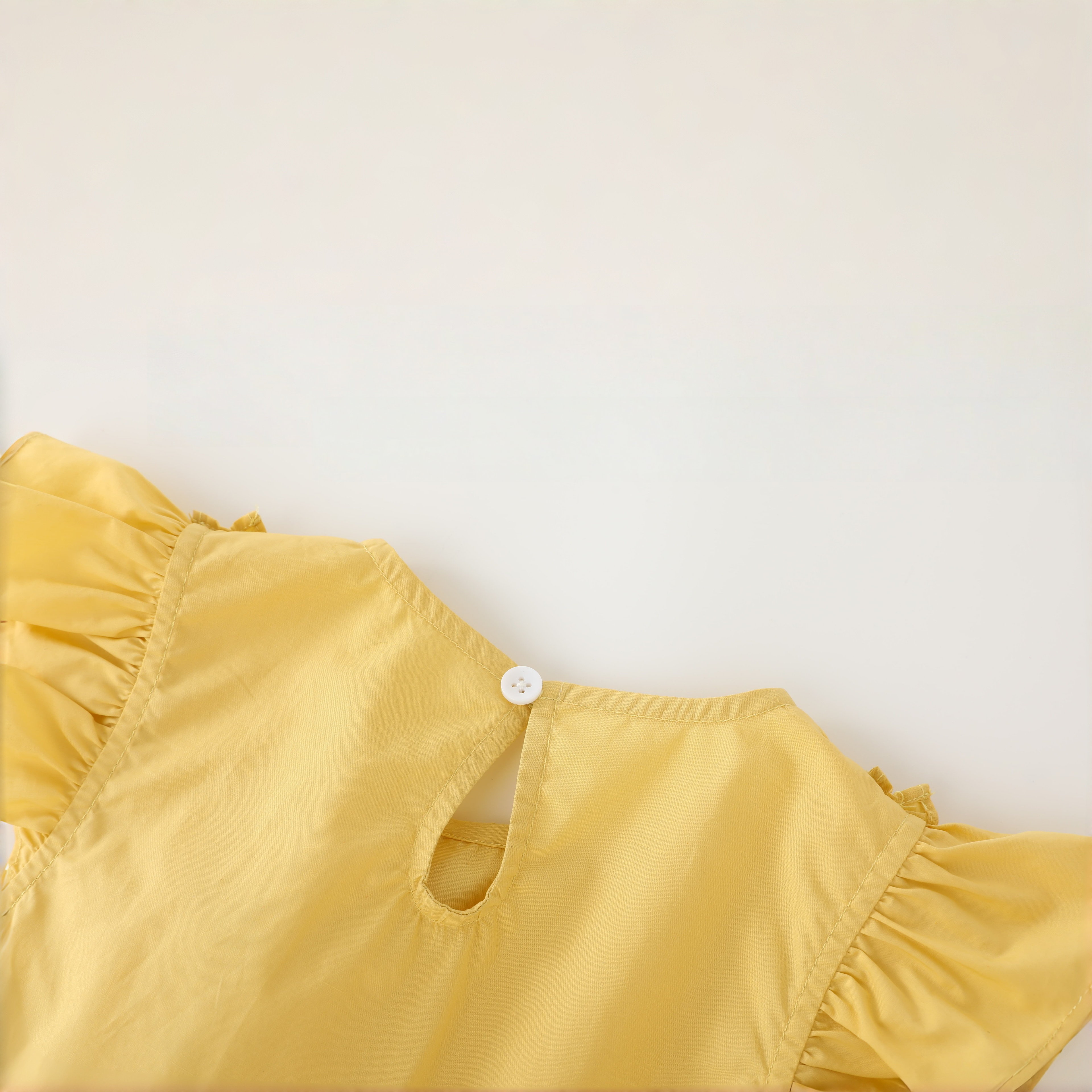 Little Yellow Flower Dress Girl