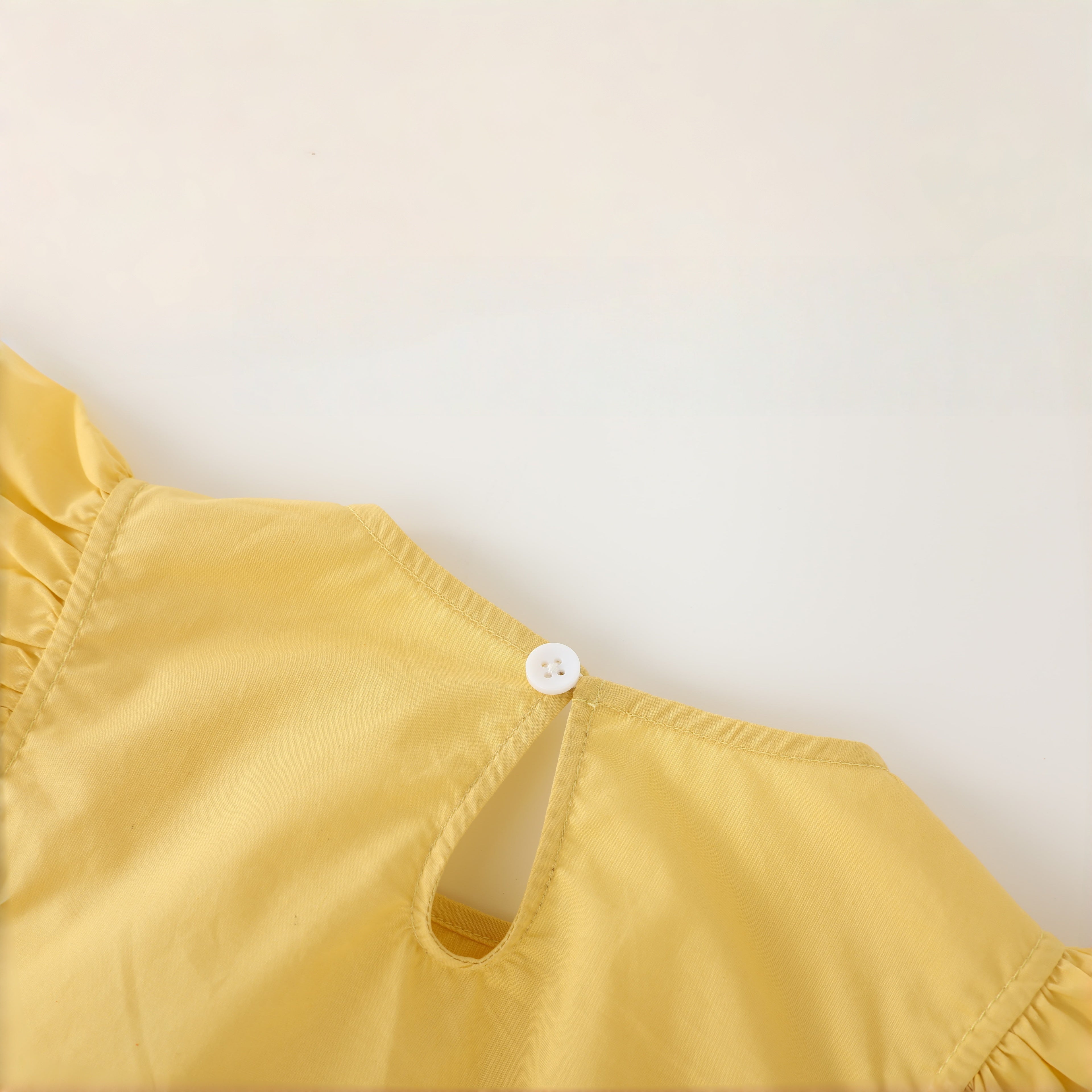 Little Yellow Flower Dress Girl