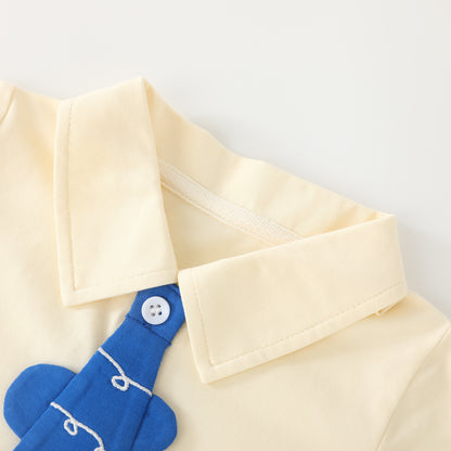 Fish Tie Ocean Style Jumpsuit Boy