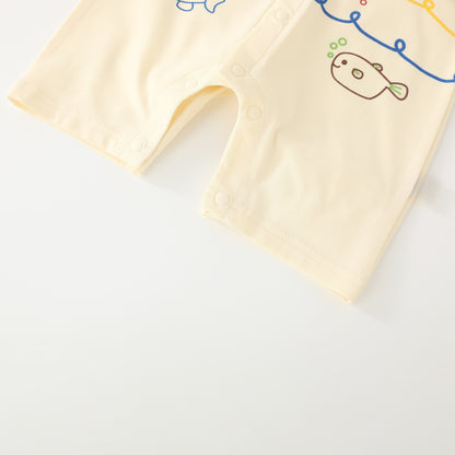 Fish Tie Ocean Style Jumpsuit Boy