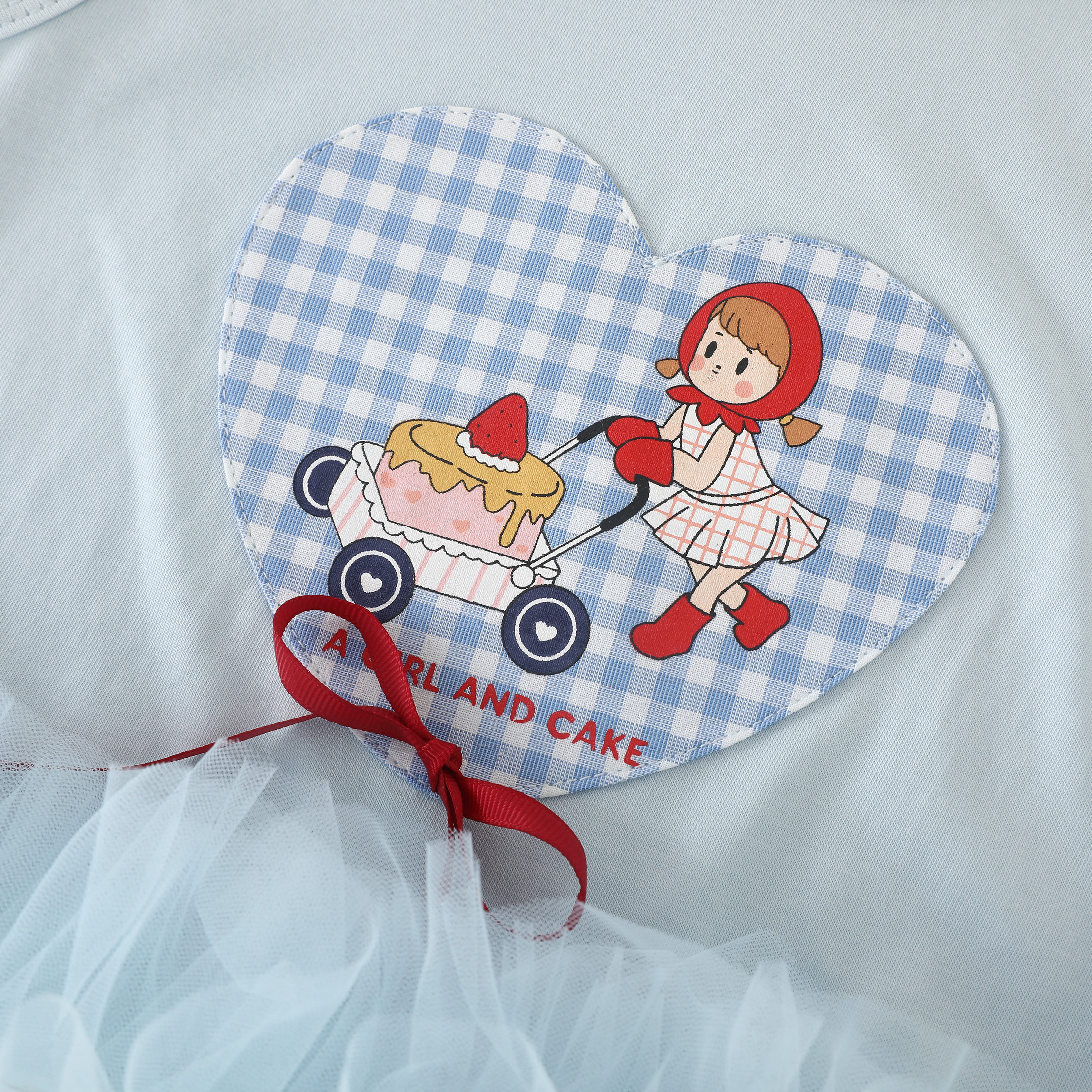 Little Red Riding Hood Tulle Dress Girl