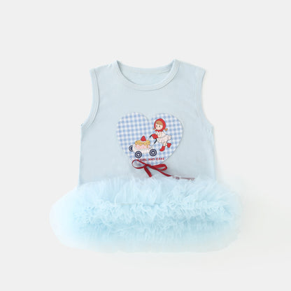 Little Red Riding Hood Tulle Dress Girl