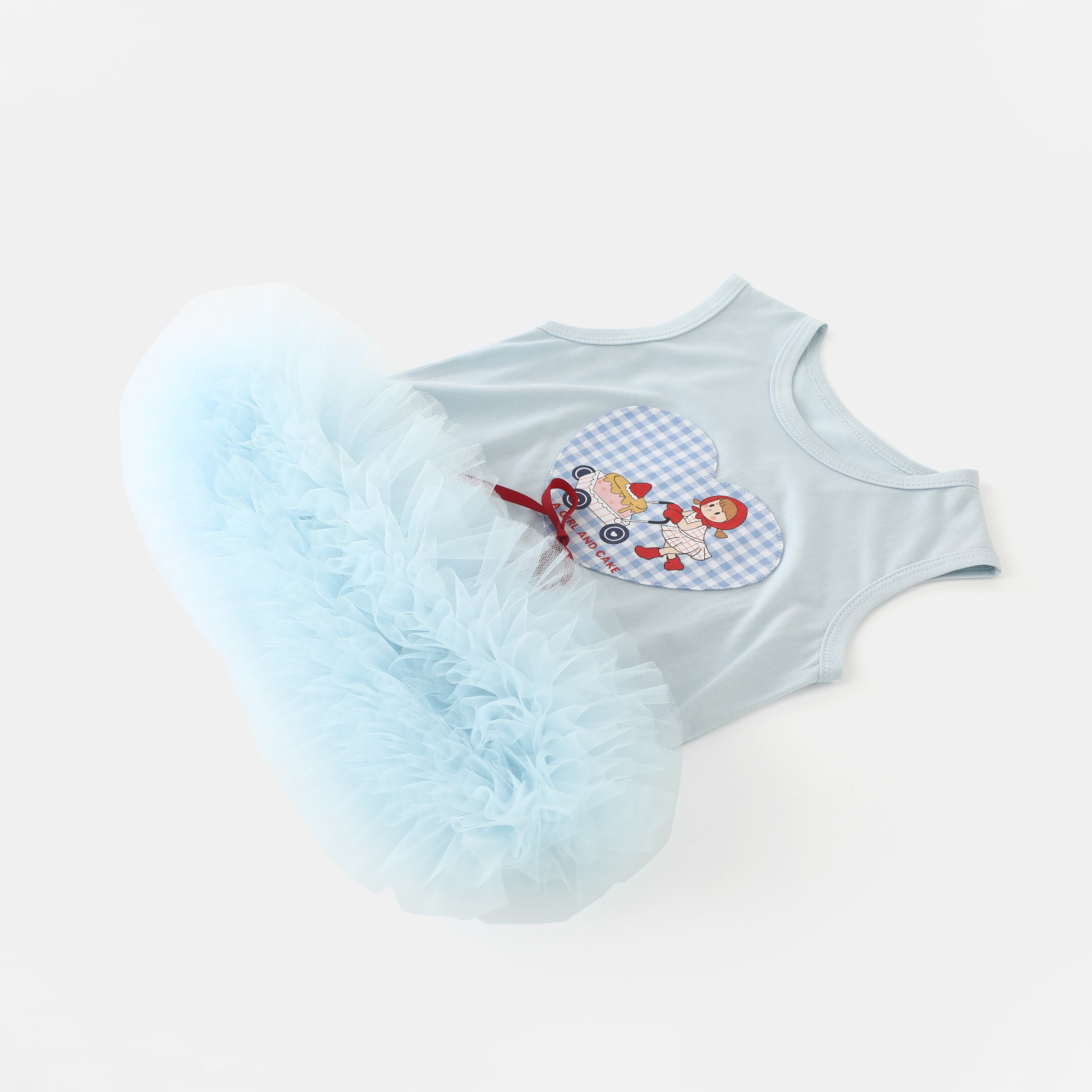 Little Red Riding Hood Tulle Dress Girl