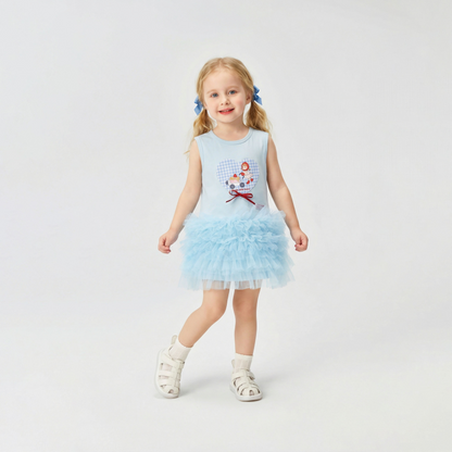 Little Red Riding Hood Tulle Dress Girl