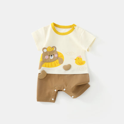 Swimming Bear Jumpsuit Boy