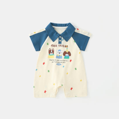 Three Dogs Weather Station Polo Jumpsuit Boy