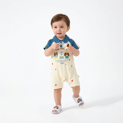 Three Dogs Weather Station Polo Jumpsuit Boy