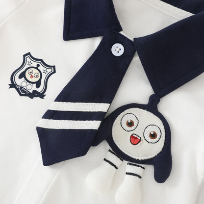 Egg Tie Polo Jumpsuit Boy