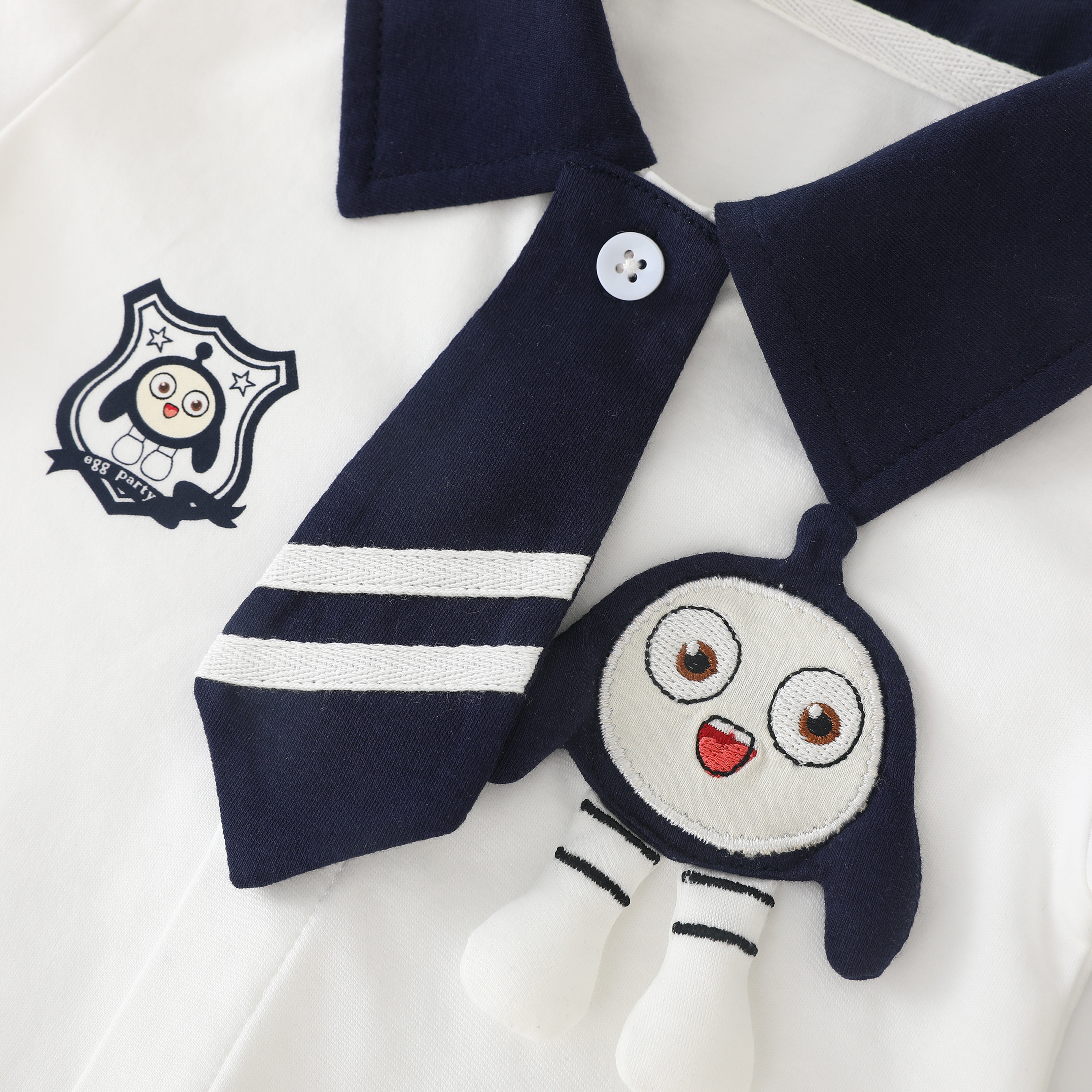 Egg Tie Polo Jumpsuit Boy