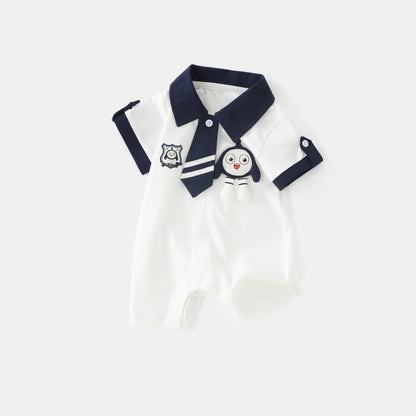 Egg Tie Polo Jumpsuit Boy
