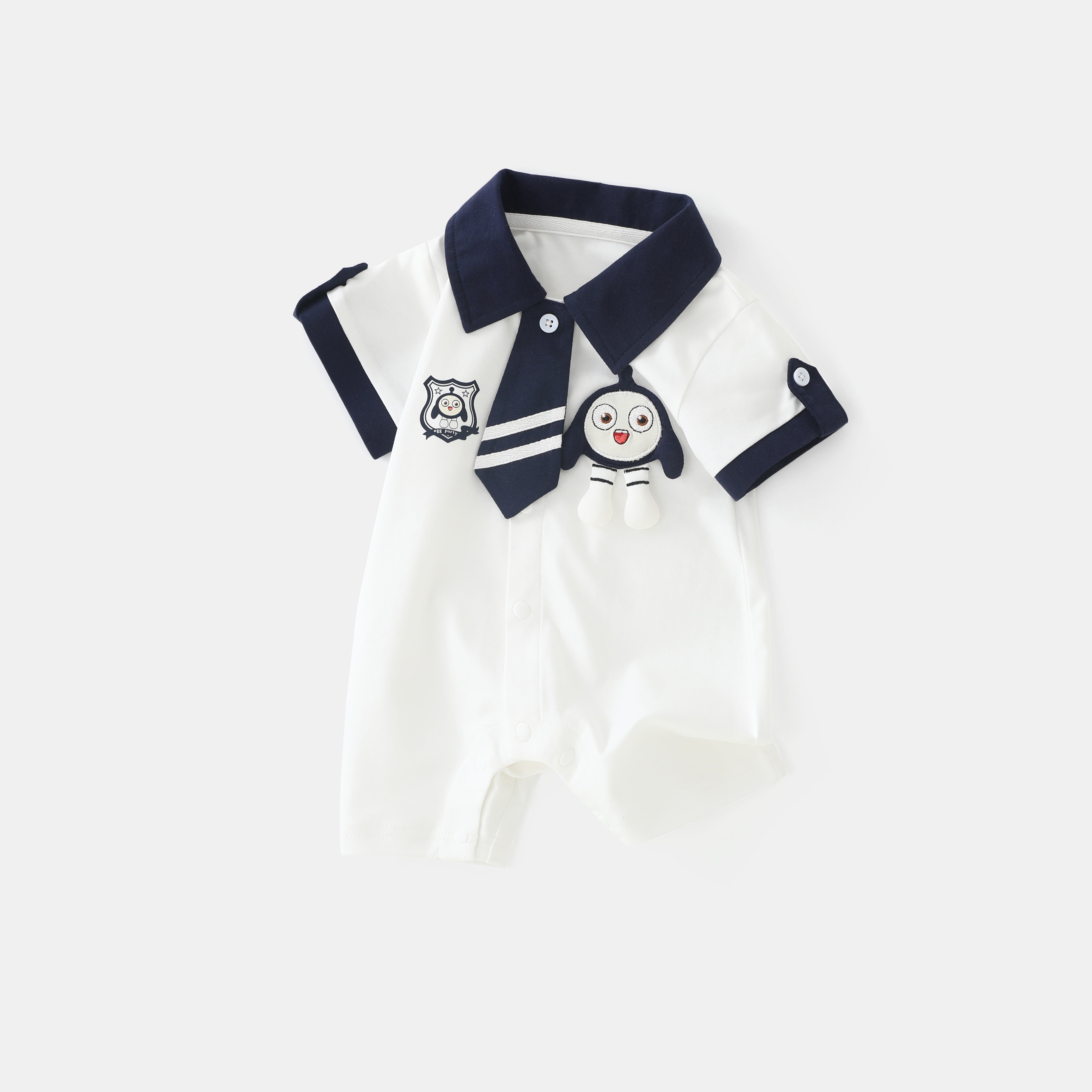 Egg Tie Polo Jumpsuit Boy