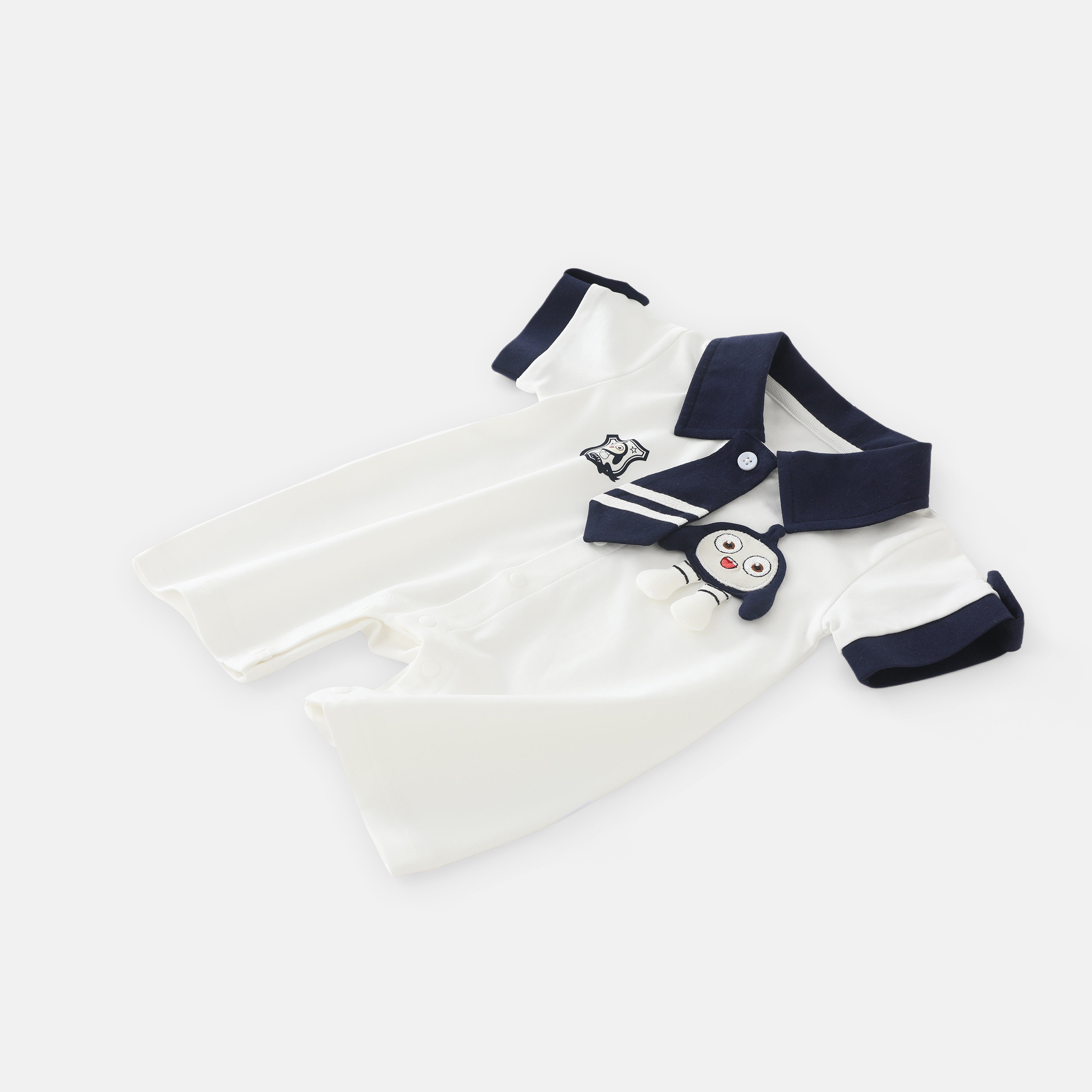 Egg Tie Polo Jumpsuit Boy