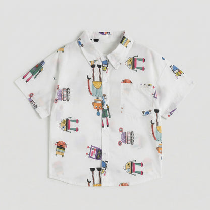 Robot Shirt Suit Boy