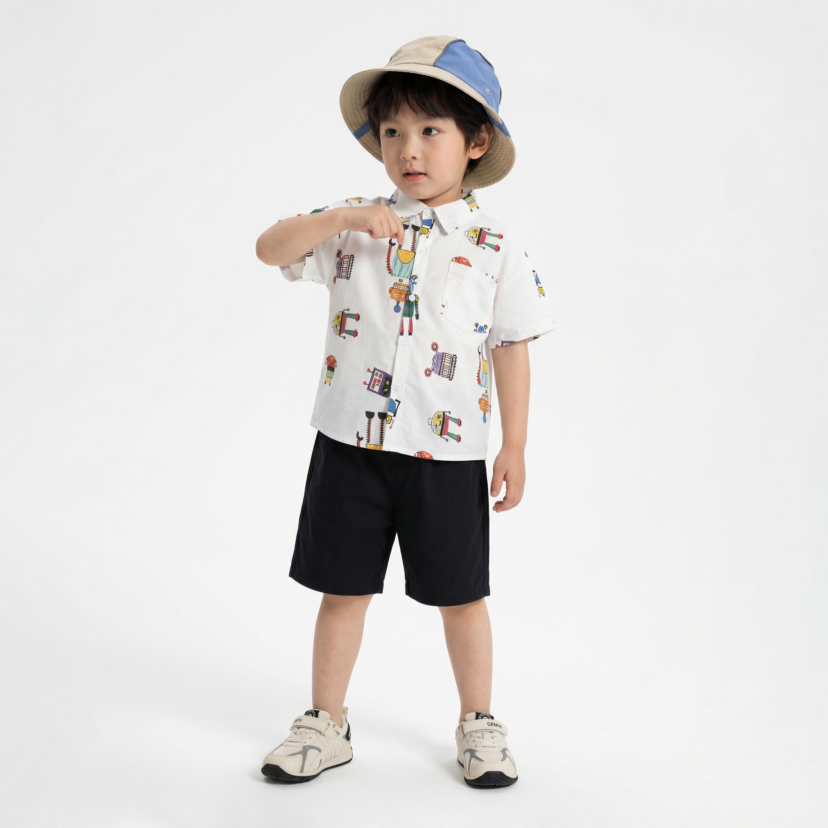 Robot Shirt Suit Boy