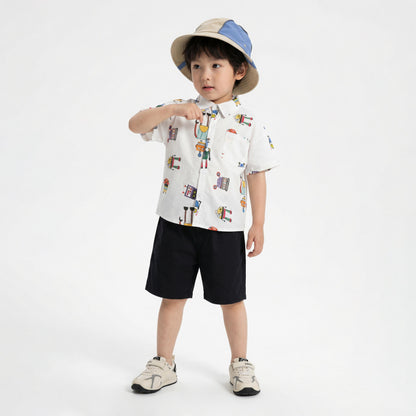 Robot Shirt Suit Boy