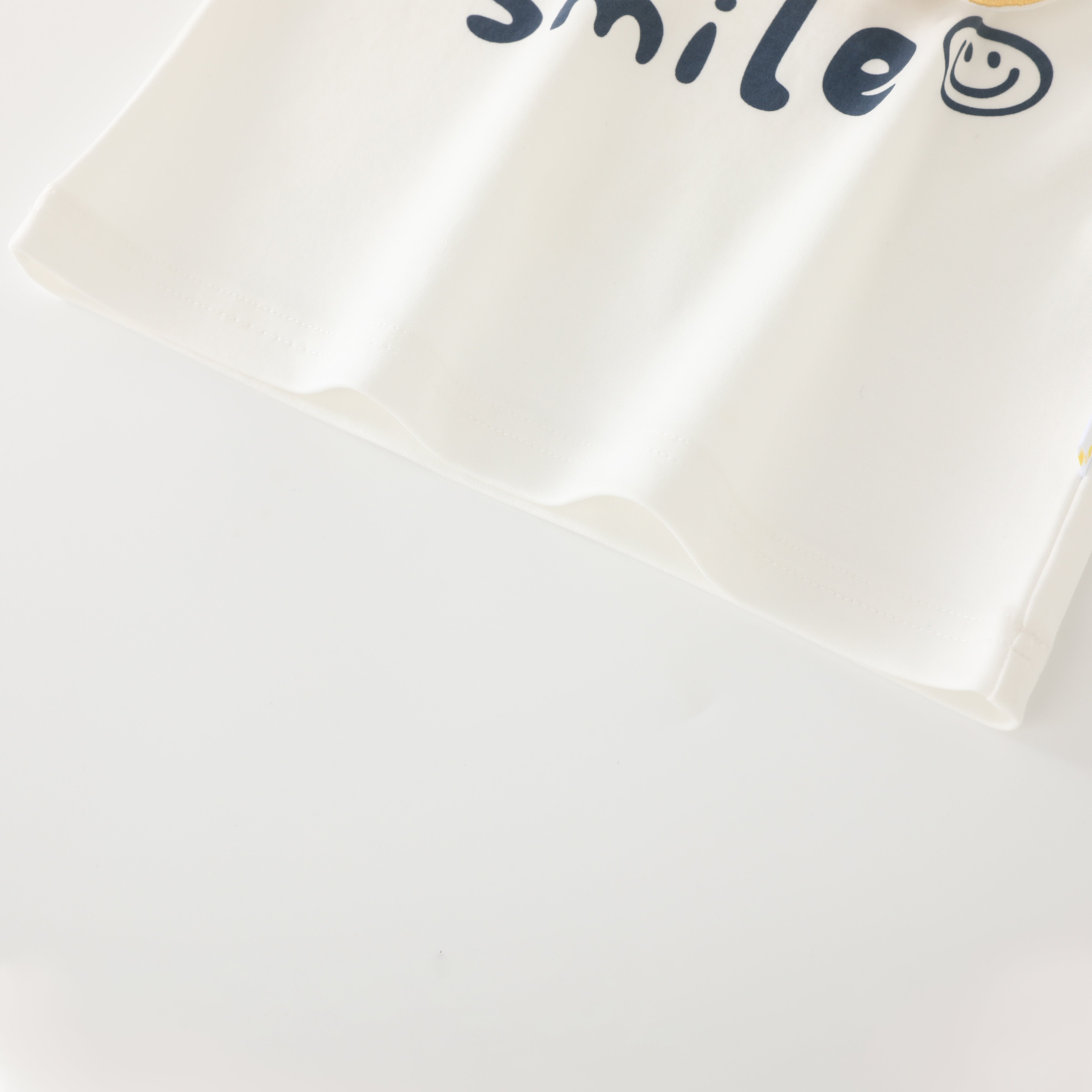 Smiling Fried Egg Short Sleeve Suit Boy