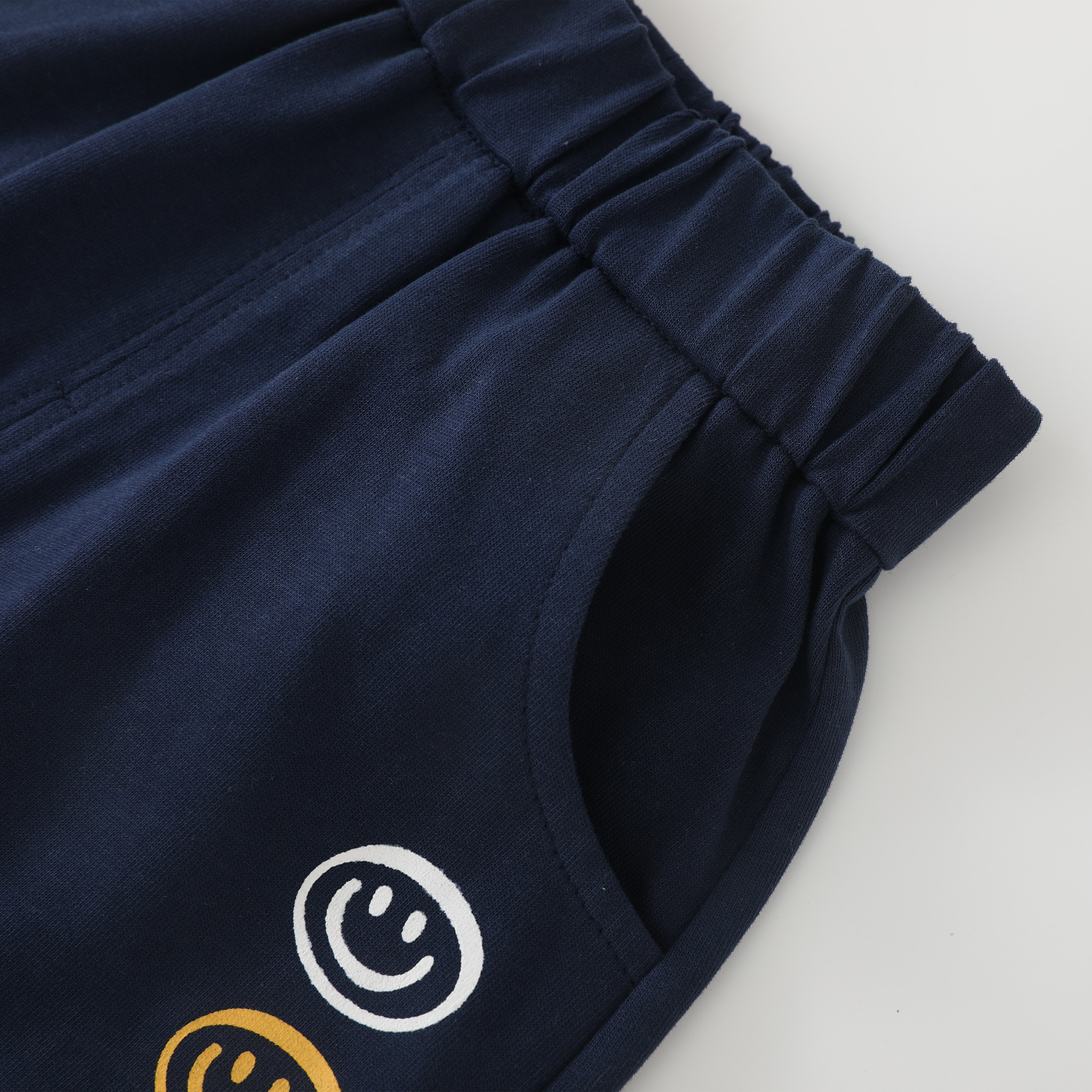 Smiling Fried Egg Short Sleeve Suit Boy